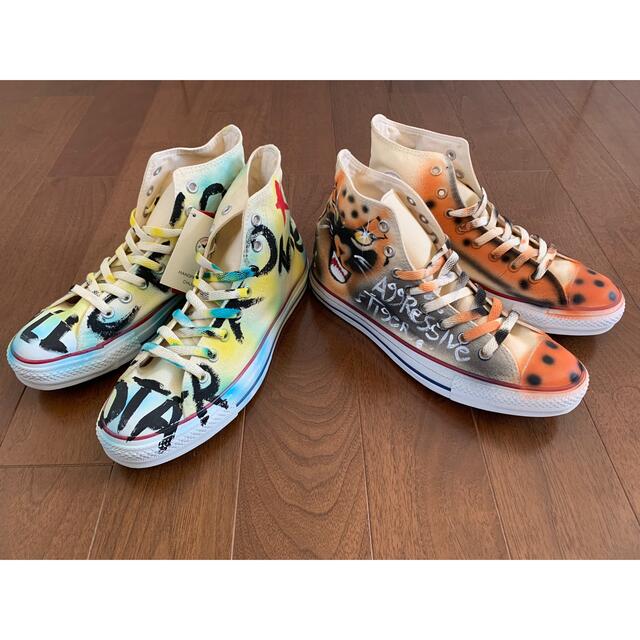 独特な 【送料無料】 CONVERSE ALL HANDPAINTING STAR スニーカー