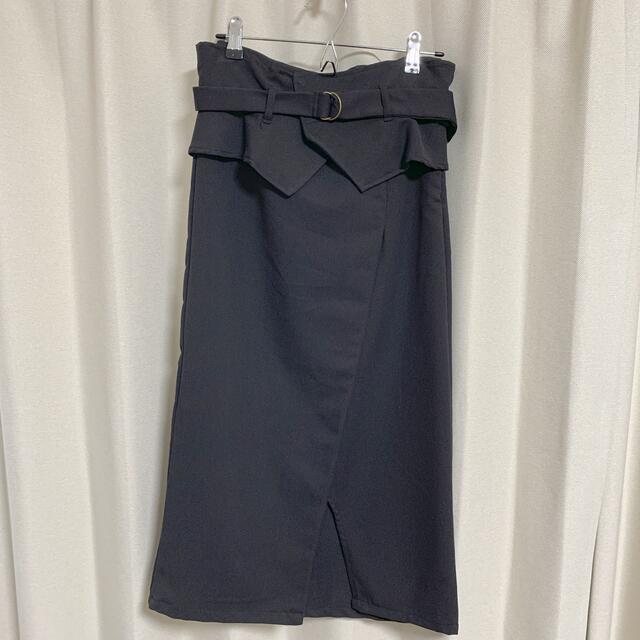 ARROW(アロー)のアロー　コルセットベルト付きスカート レディースのスカート(ロングスカート)の商品写真