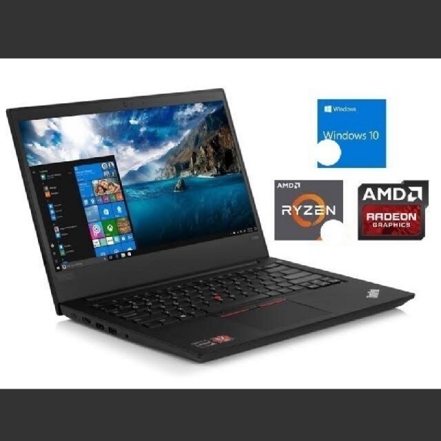 PC/タブレットThinkPad　Ryzen 5 3500U 16GB 256GB フルHD