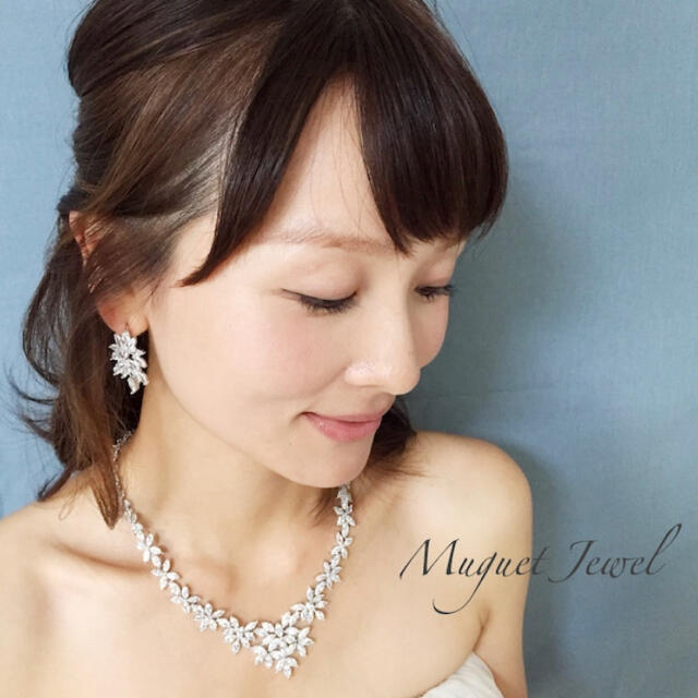 muguet jewel marriage ネックレス&イヤリングセット