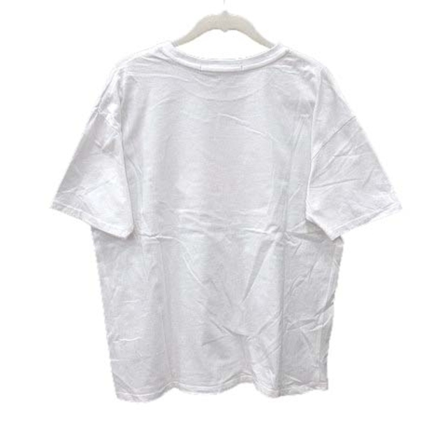 PAGEBOY(ページボーイ)のページボーイ Tシャツ カットソー 半袖 クルーネック プリント F 白  レディースのトップス(Tシャツ(半袖/袖なし))の商品写真