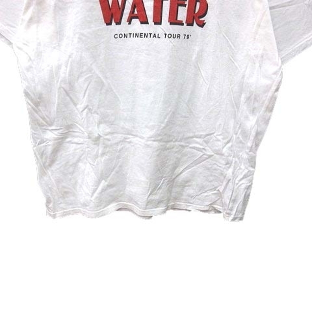 Ungrid(アングリッド)のアングリッド Tシャツ カットソー ロゴプリント 半袖 F 白 ホワイト /YK メンズのトップス(Tシャツ/カットソー(半袖/袖なし))の商品写真