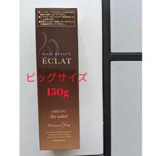 ヘアボーテ エクラ ボタニカルエアカラーフォーム ダークブラウン 150g(白髪染め)