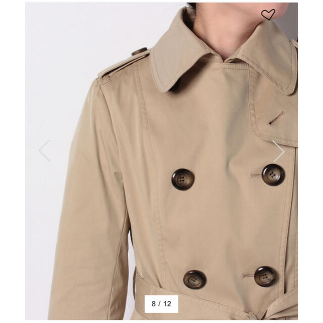 agnes b.(アニエスベー)のトゥービーバイアニエスベー　トレンチコート レディースのジャケット/アウター(トレンチコート)の商品写真
