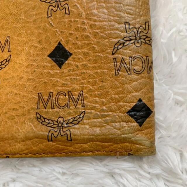 MCM(エムシーエム)のMCM 二つ折り　財布　キャメル　ブラウン　ヴィンテージ　ヴィセトス　総柄 メンズのファッション小物(折り財布)の商品写真