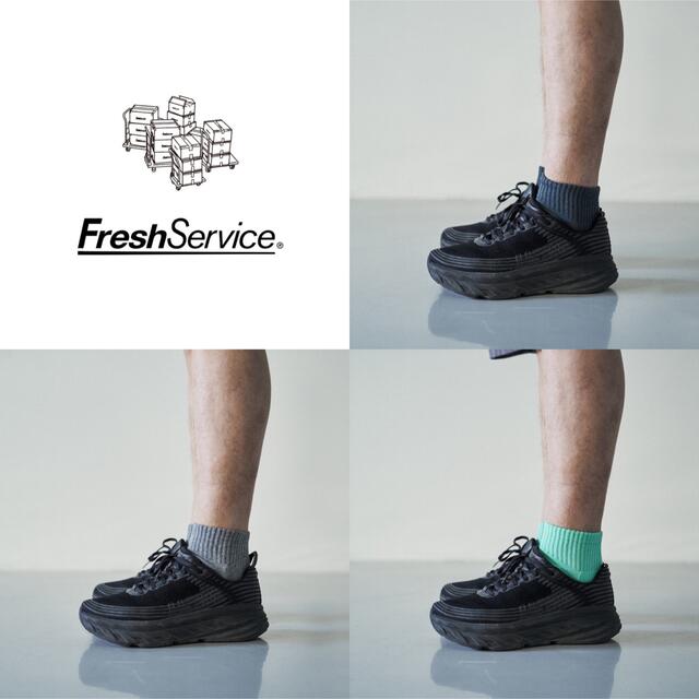 COMOLI(コモリ)の【新品未使用品】FreshService ORIGINAL SOCKS 【3足】 メンズのレッグウェア(ソックス)の商品写真