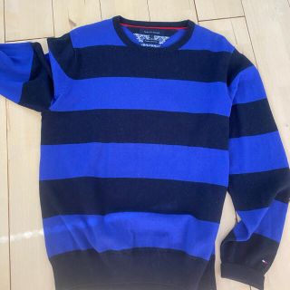 トミーヒルフィガー(TOMMY HILFIGER)の美品！Tommy メンズセーター　プレミアムコットンウール(ニット/セーター)