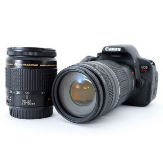 結婚祝い ☆キャノン☆Canon kiss x7i標準&望遠ダブルレンズセット