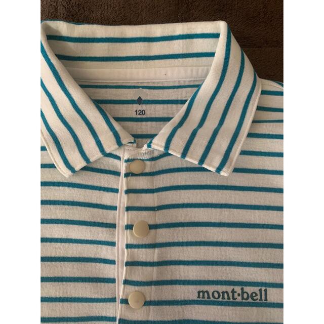 mont bell(モンベル)のmont-bell ポロシャツ　120 キッズ/ベビー/マタニティのキッズ服男の子用(90cm~)(Tシャツ/カットソー)の商品写真