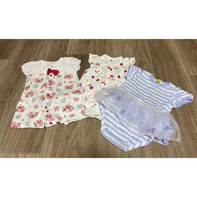 トイザらス(トイザラス)の美品　ロンパース60.70 セット キッズ/ベビー/マタニティのベビー服(~85cm)(ロンパース)の商品写真