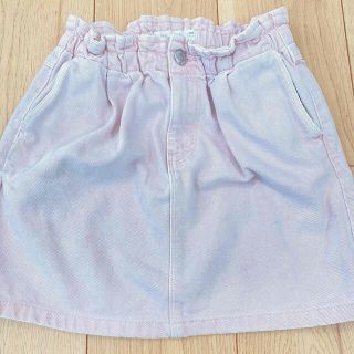 ザラキッズ(ZARA KIDS)のZara kids ピンクジーンズスカート　134cm (スカート)