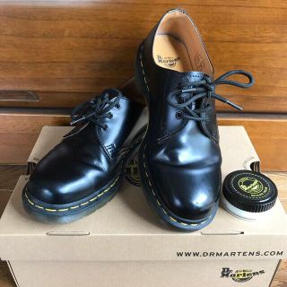 ドクターマーチン(Dr.Martens)のDr.Martens 3ホール　US8(26.5cm) メンテナンスクリーム付き(ドレス/ビジネス)