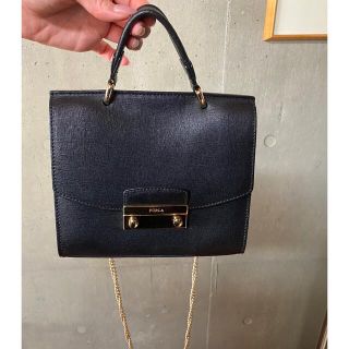 フルラ(Furla)の【FURLA】 ミニショルダーバック　ブラック(ショルダーバッグ)