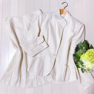 knox villageショップチャンネル購入❤︎綺麗セットアップスカートスーツ(スーツ)