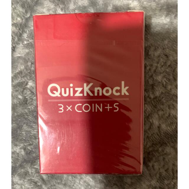 3COINS(スリーコインズ)のQuizKnock 3coins トランプ エンタメ/ホビーのタレントグッズ(男性タレント)の商品写真