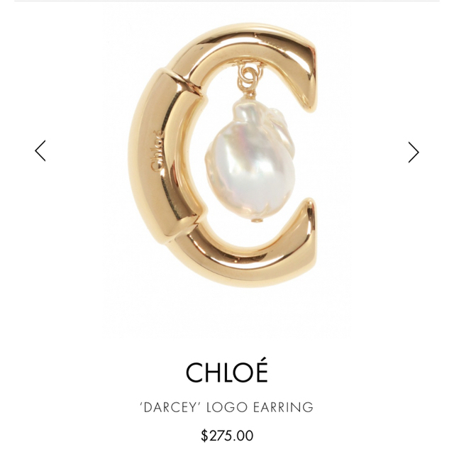 Chloe クロエ ダーシー ピアス - pmrb.polkam.go.id