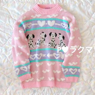 スパンク(Spank!)の🐶ADELE Dalmatian fancy sweater vintage(ニット/セーター)