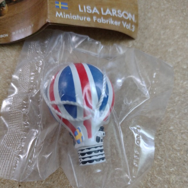 Lisa Larson(リサラーソン)のリサラーソン　ガチャ　Vol.3　気球　海洋堂 エンタメ/ホビーのフィギュア(その他)の商品写真