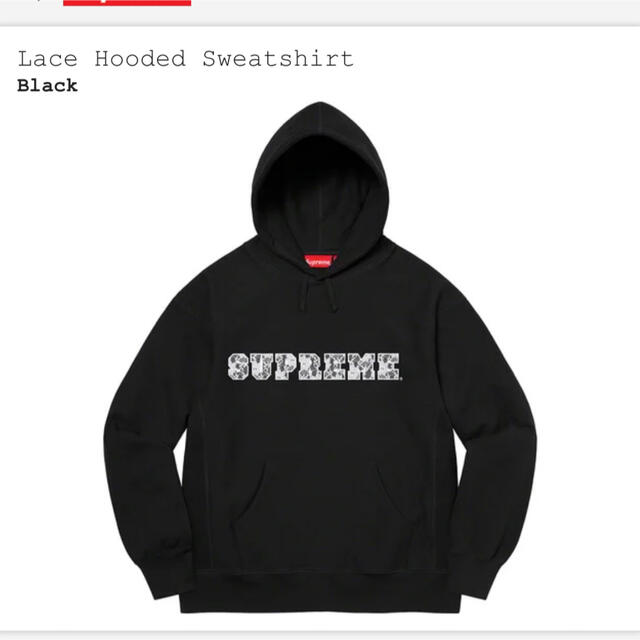 Sカラー【新品】★即完★タグ付★Supreme LaceHoodedSweatshirt