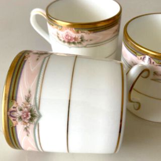 ノリタケ(Noritake)のノリタケ  デミタスカップ  ３個(食器)