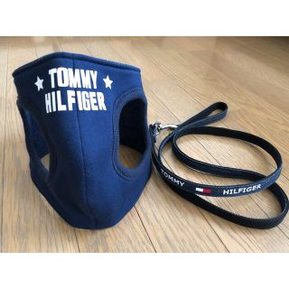 トミーヒルフィガー(TOMMY HILFIGER)の美品可愛い♡ハーネス＆リード🐶セット(犬)