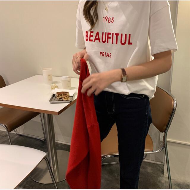 Champion(チャンピオン)のBEAUFITULロゴTシャツ レディースのトップス(Tシャツ(半袖/袖なし))の商品写真