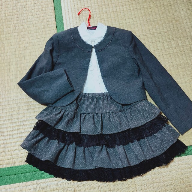 ジャケット2種 フォーマルスーツ120cm キッズ/ベビー/マタニティのキッズ服女の子用(90cm~)(ドレス/フォーマル)の商品写真