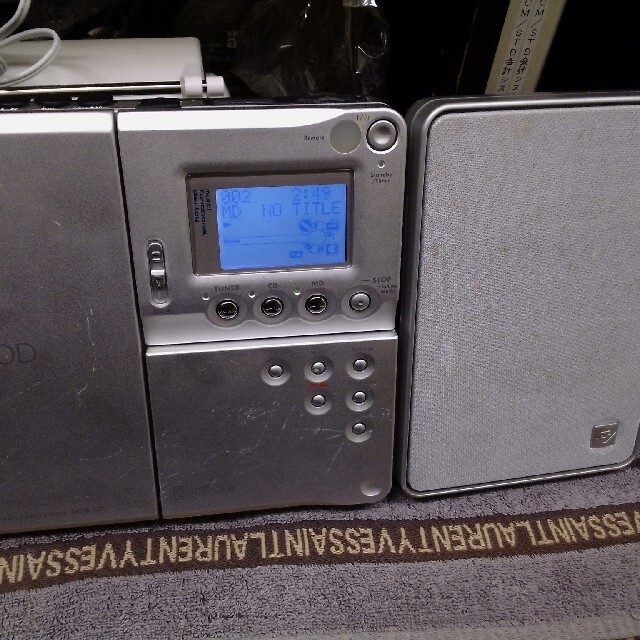 ケンウッド　CD　MD　プレーヤー スマホ/家電/カメラのオーディオ機器(ポータブルプレーヤー)の商品写真