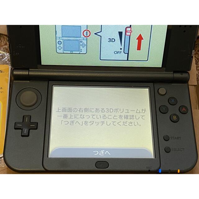 ニンテンドー3DS(ニンテンドー3DS)の【美品】箱有り　キャプチャー機能付き　new3ds LL メタリックブラック エンタメ/ホビーのゲームソフト/ゲーム機本体(携帯用ゲーム機本体)の商品写真