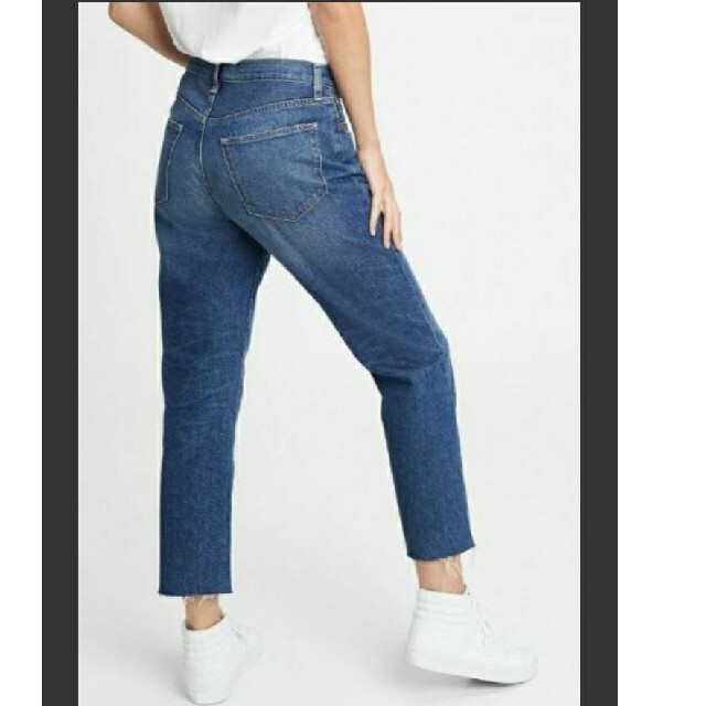 GAP(ギャップ)のGAP　ミッドライズ　ダメージ　ボーイフレンド　ジーンズ　27インチ レディースのパンツ(デニム/ジーンズ)の商品写真