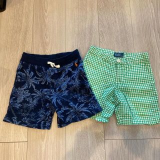 ラルフローレン(Ralph Lauren)のusedラルフローレン　ショートパンツセット　4才110 ネイビー　グリーン (パンツ/スパッツ)