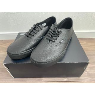 ヴァンズ(VANS)の【27cm】Vans AUTHENTIC LEATHER Black  (スニーカー)