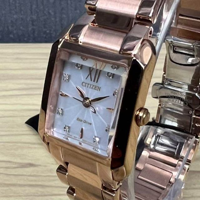 超熱 クロスシー CITIZEN ピンクゴールド 時計 新品 ソーラー腕時計 ...