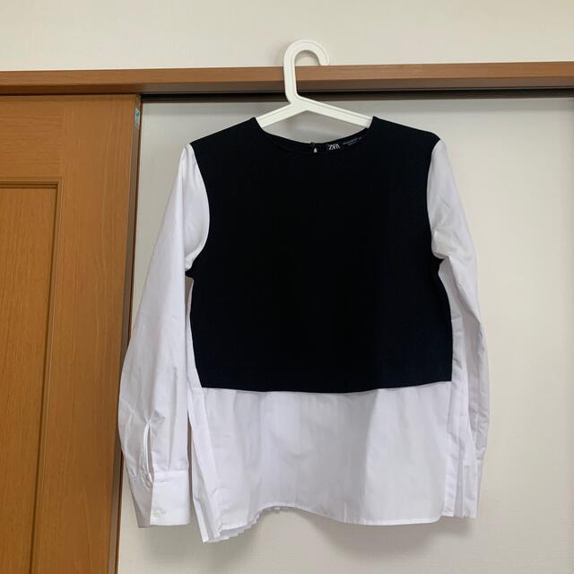 ZARA(ザラ)のZARA シャツベスト レディースのトップス(シャツ/ブラウス(長袖/七分))の商品写真