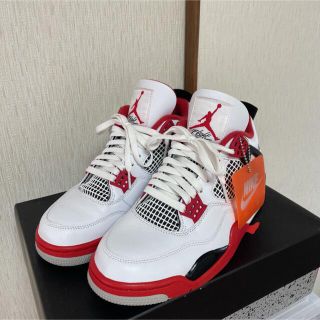 NIKE - ナイキ エアジョーダン4 レトロ ファイヤー レッドの通販 by