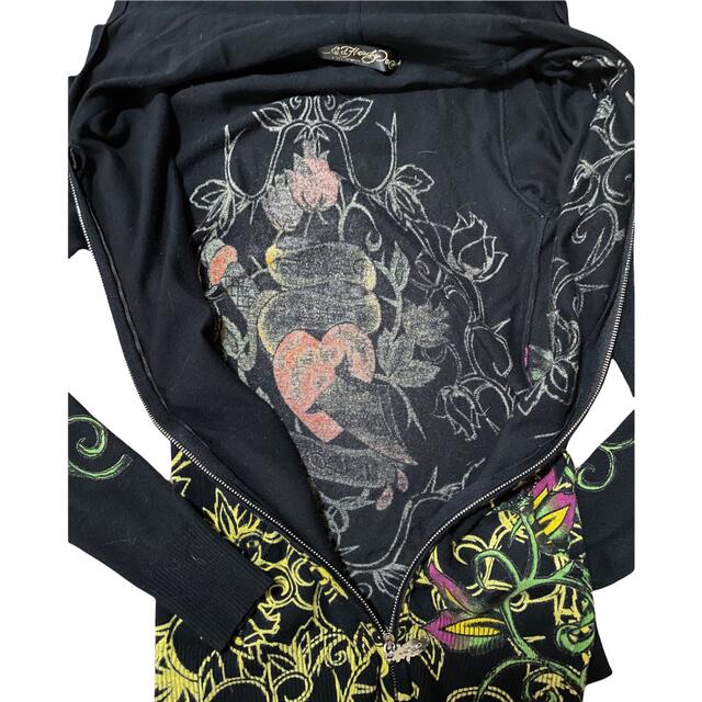 Ed Hardy(エドハーディー)の【美品】エドハーディー/Ed Hardyパーカー size/S レディースのトップス(パーカー)の商品写真