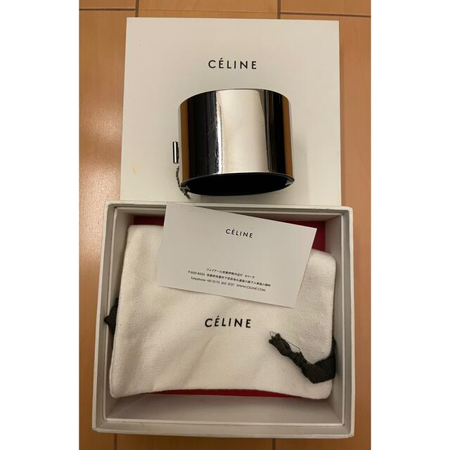 セリーヌ　マンシェット　シルバー　M CELINE バングル　ブレスレット