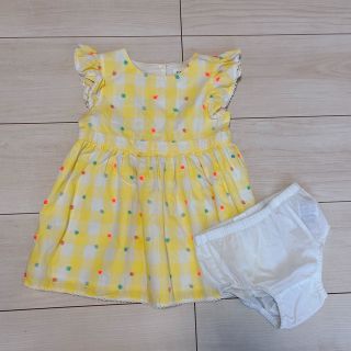 ベビーギャップ(babyGAP)のbabygap ワンピース　80 女の子(ワンピース)