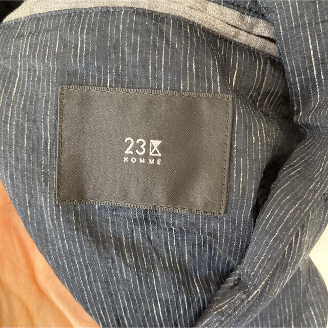 23区(ニジュウサンク)の23区HOME テーラードジャケット　紺色 メンズのジャケット/アウター(テーラードジャケット)の商品写真