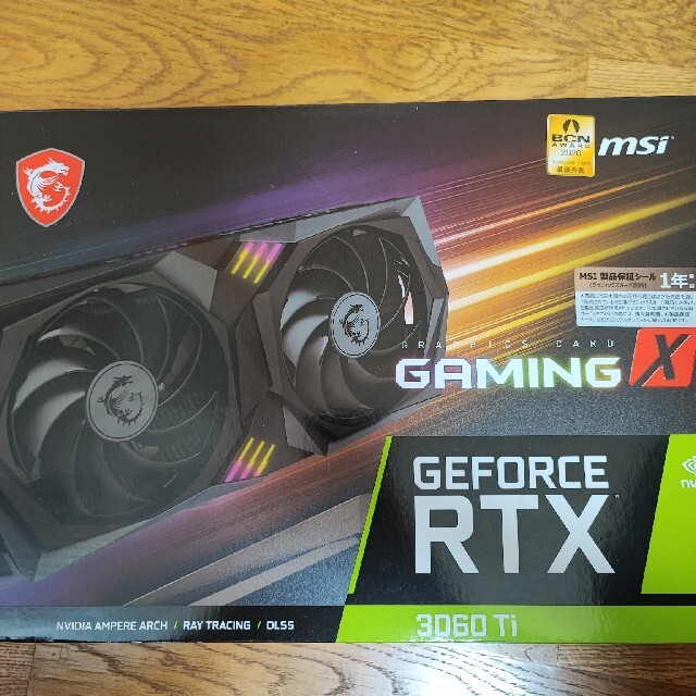 MSI GEFORCE RTX 3060Ti GAMING X 8G LHRPC/タブレット