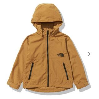 ザノースフェイス(THE NORTH FACE)のノースフェイス　ゴールデンブラウン キッズ コンパクトジャケット 120(ジャケット/上着)