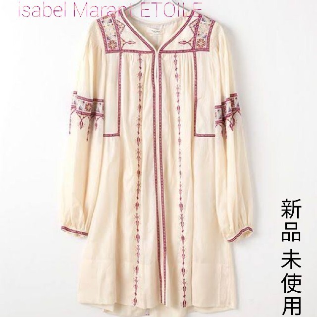 【★値下げ】isabel marant étoile【新品】刺繍ワンピース 36