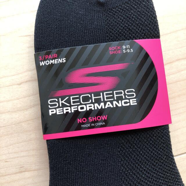 SKECHERS(スケッチャーズ)のスケッチャーズ　3足　黒ソックス レディースのレッグウェア(ソックス)の商品写真