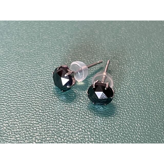 【売切SALE】最終値下げ ブラックダイヤ　ピアス　計1ct