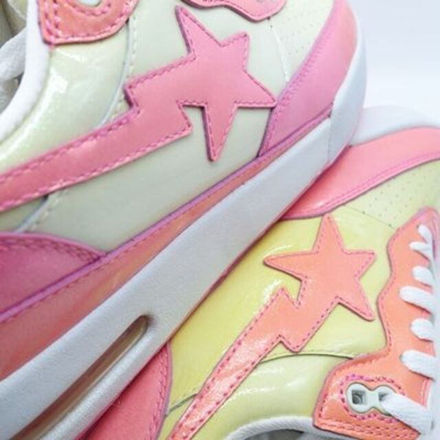 A BATHING APE(アベイシングエイプ)のA BATHING APE ROADSTA PATENT LAME PINK メンズの靴/シューズ(スニーカー)の商品写真