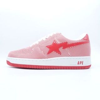 アベイシングエイプ(A BATHING APE)のA BATHING APE BAPESTA RED STRIPE(スニーカー)