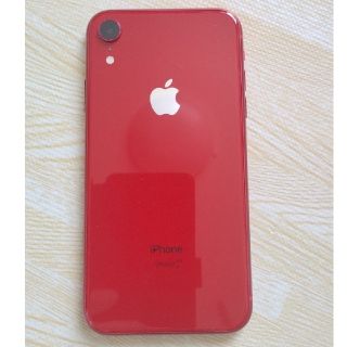 アイフォーン(iPhone)のiPhone XR 64GB SIMフリー　レッド(スマートフォン本体)