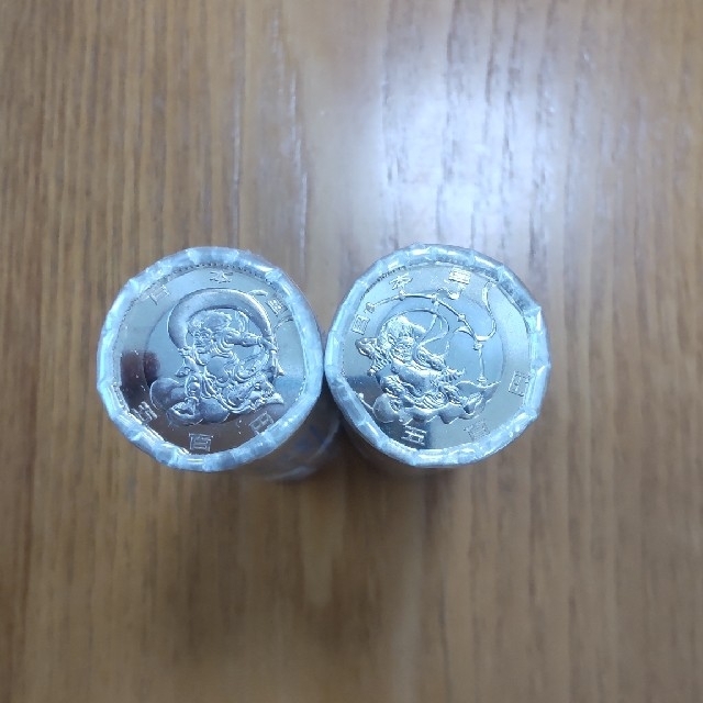 東京オリンピック　パラリンピック貨幣　500円　ロール　棒金
