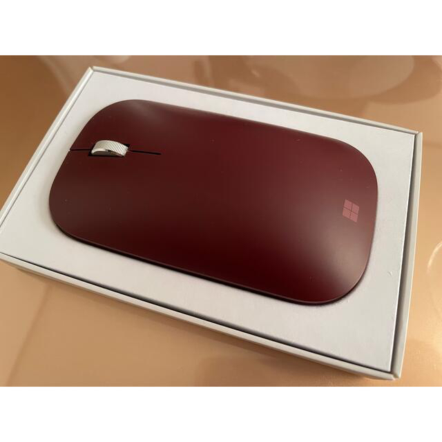 Microsoft(マイクロソフト)のMicrosoft SURFACE MOBILE MOUSE BURGUNDY  スマホ/家電/カメラのPC/タブレット(PC周辺機器)の商品写真