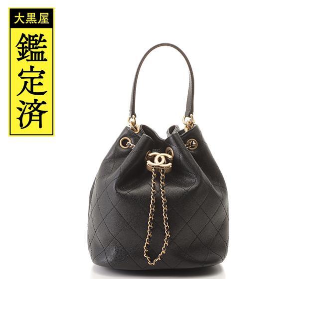 CHANEL - CHANEL　マトラッセ　ドローストリングバッグ　【432】